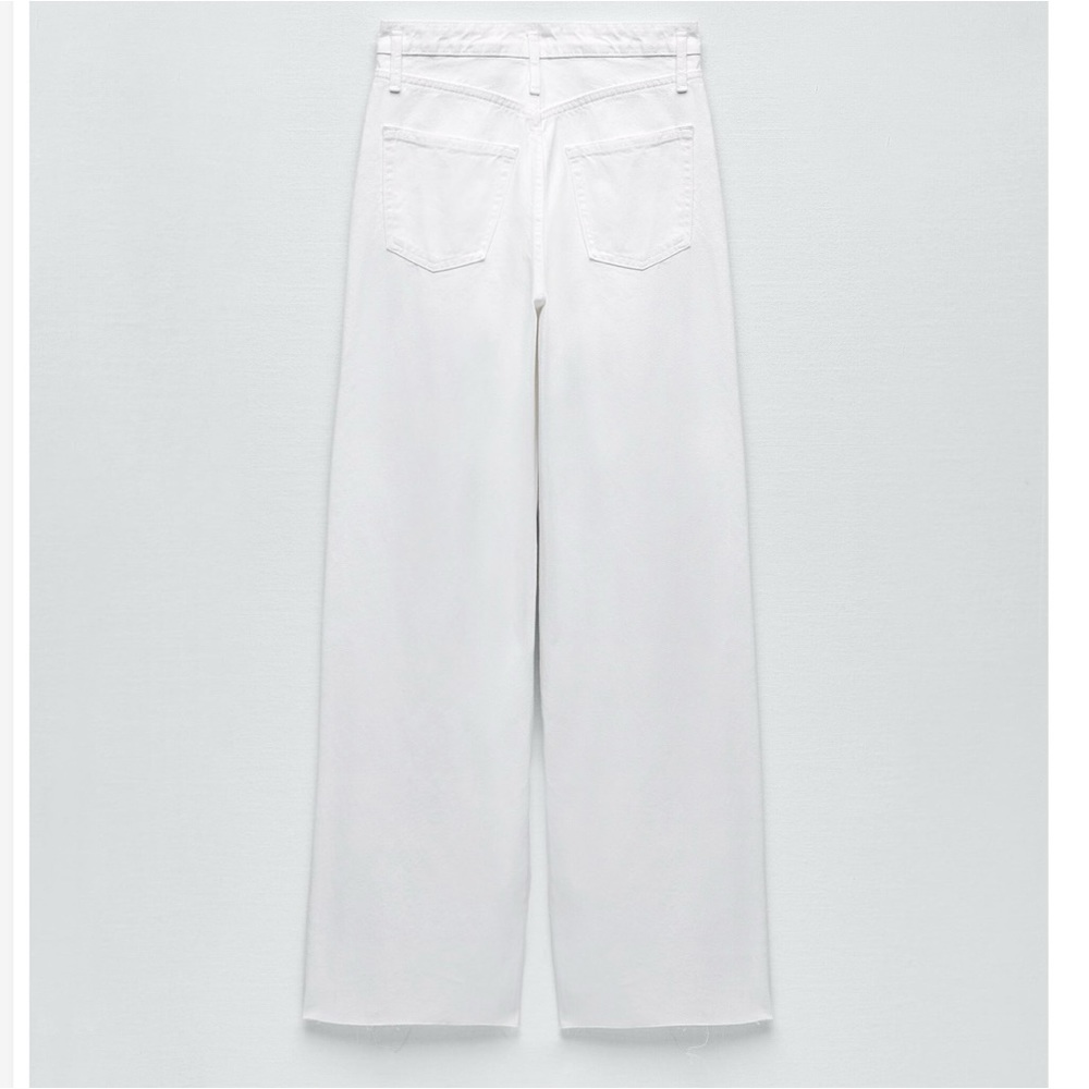 Zara The Caia Pant In Ecru - Picture 7 of 13